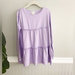 Girls Crewcuts J. crew Factory NWT Purple Tiered Dress
